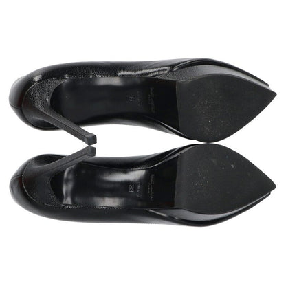 Saint Laurent Paris Black Pointed Toe Pumps Size 38