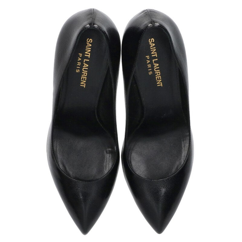 Saint Laurent Paris Black Pointed Toe Pumps Size 38