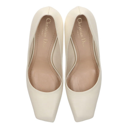 Christian Dior Metal Heel Off-White Gold Size 36