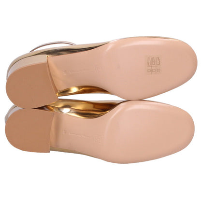 Gianvito Rossi Gold Metallic Leather Pumps Size 38