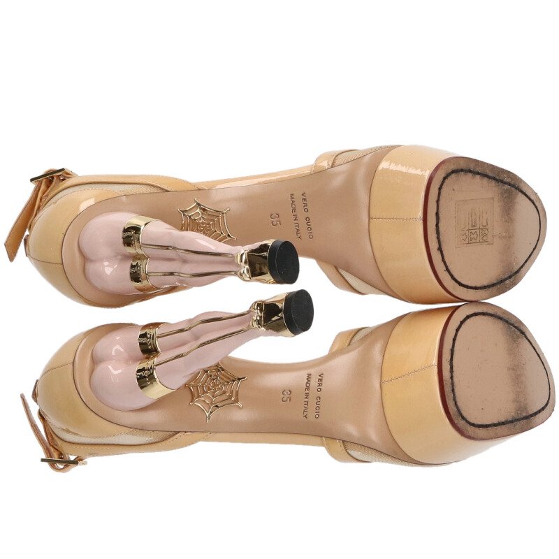 Charlotte Olympia Beige Patent Pumps Size 35