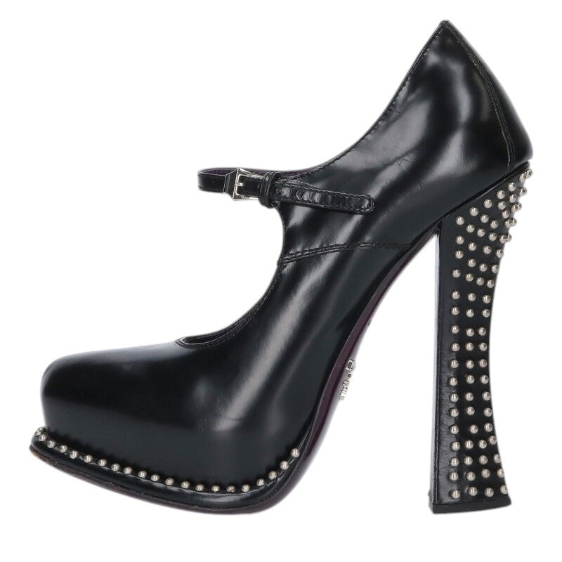 Prada Studded Leather Pumps Multi Size 35.5