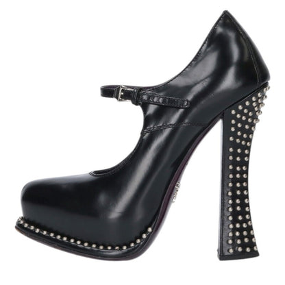 Prada Studded Leather Pumps Multi Size 35.5