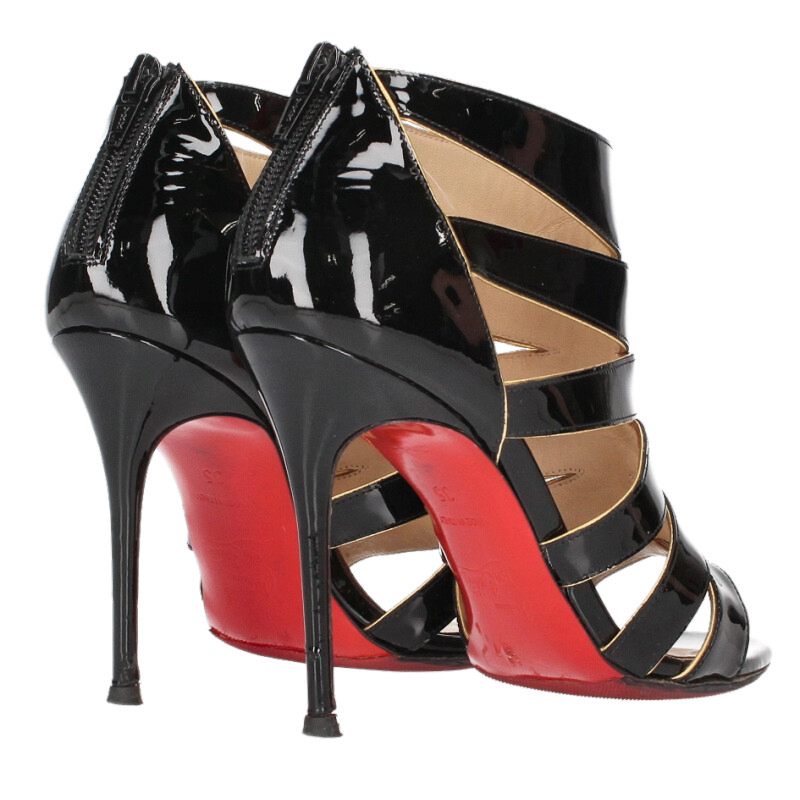 Christian Louboutin Beauty K Cage Patent Pumps Size 35