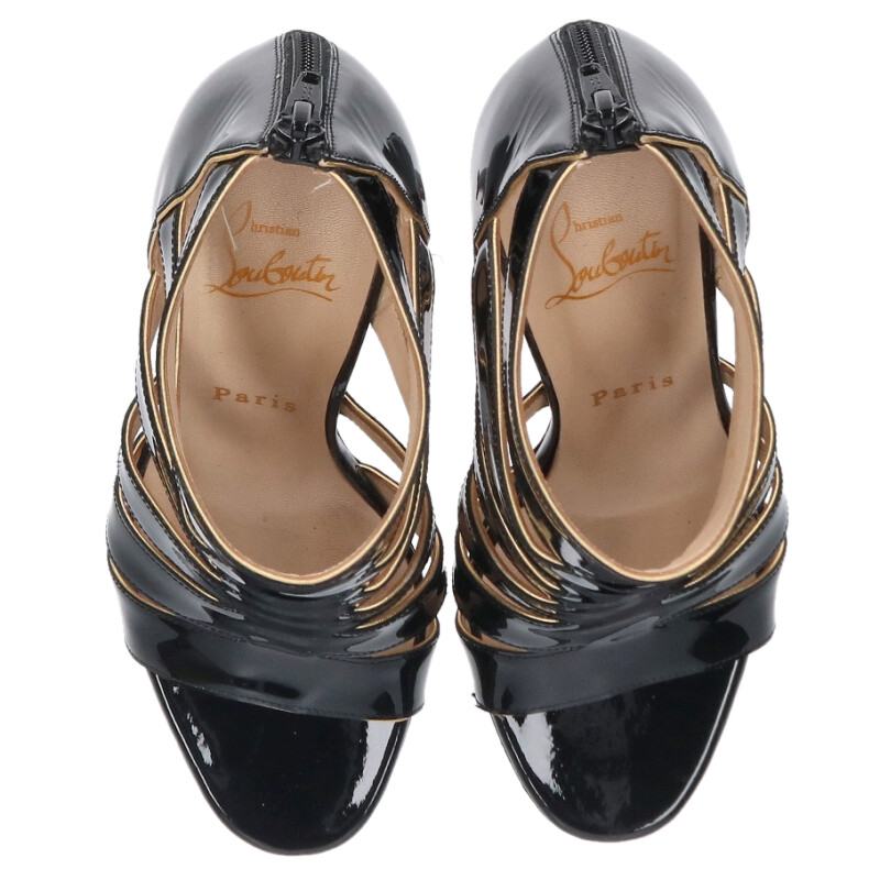 Christian Louboutin Beauty K Cage Patent Pumps Size 35