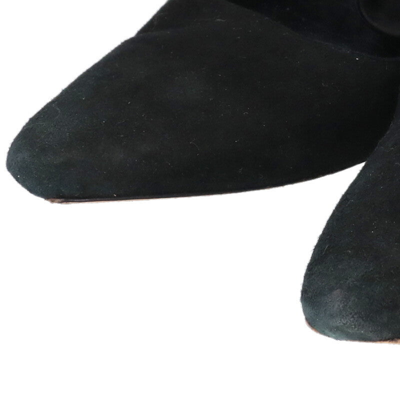 The Row Black Ribbon Strap Mules Size 38