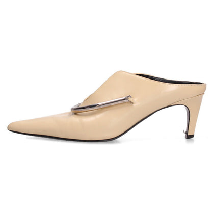 Jil Sander Light Beige Pointed Toe Accented Pumps Size 37.5