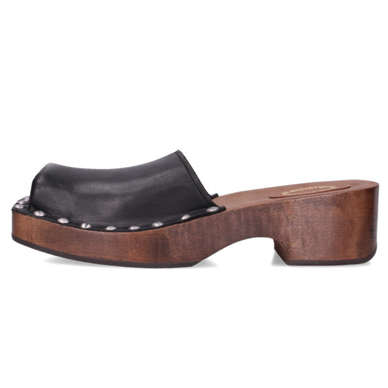 Acne Studios Zarwood Clog Mules Black Brown Size 38