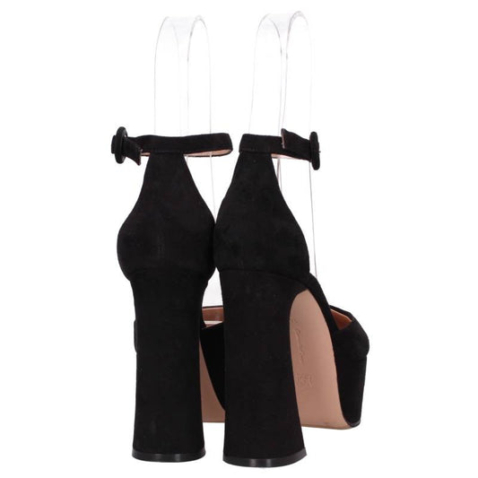 Gianvito Rossi Holly D'Orsay Suede Black Pumps Size 35