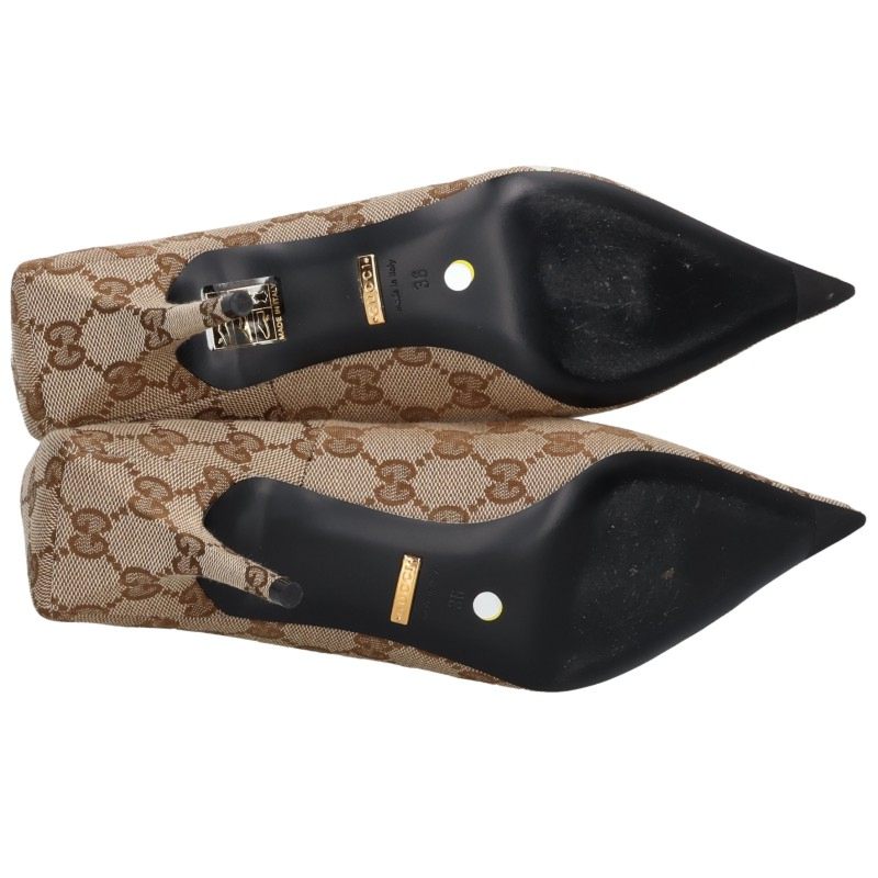 Balenciaga x Gucci BB Monogram Brown Heels Size 36