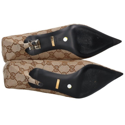 Balenciaga x Gucci BB Monogram Brown Heels Size 36