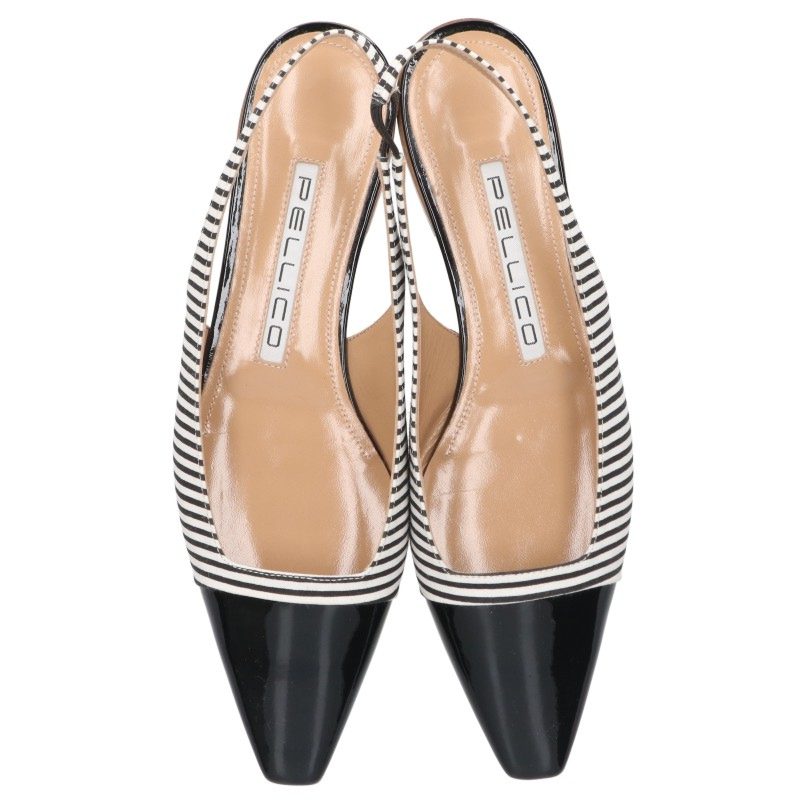 Pellico Slingback Striped Pumps Size 37