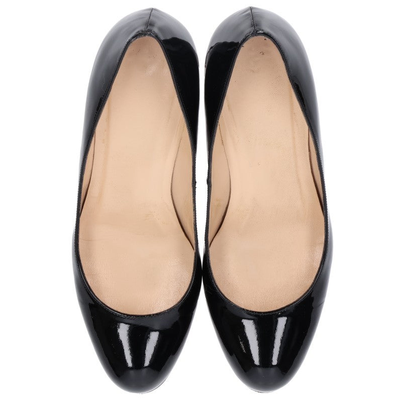 Christian Louboutin Black Enamel Pumps Size 35.5