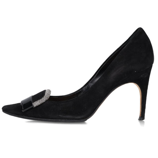 sergiorossi Rhinestone Design Heels Black Size 37