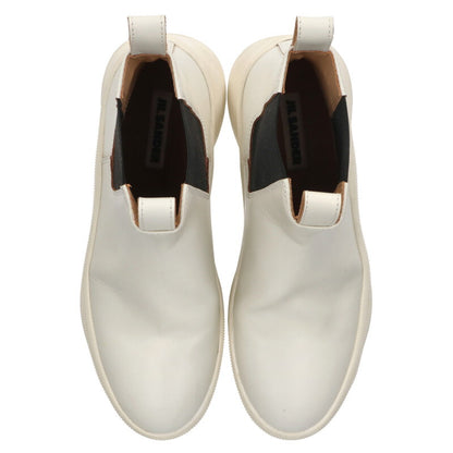 Jil Sander White Side Gore Vibram Sole Boots Size 38