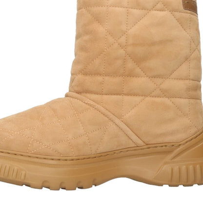 Dior Frost Ankle Boots Beige Size 37