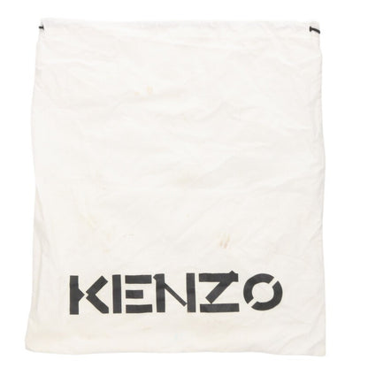 Kenzo Off-White Leather Heel Boots Size 37