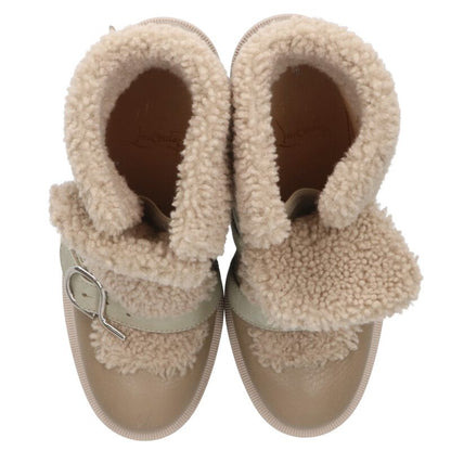 Christian Louboutin Beige Boa Heel Boots Size 36