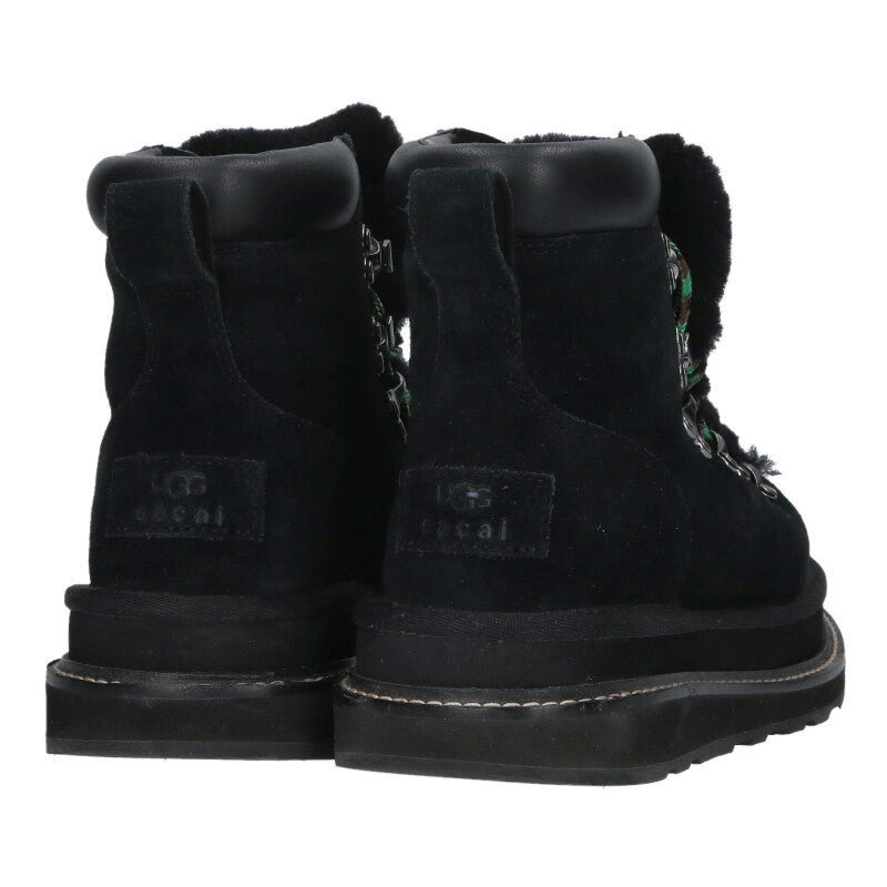 Sacai UGG Hiker Black Boots Size 36/22CM