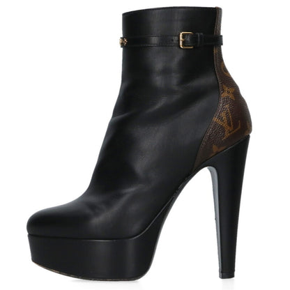 Louis Vuitton Afterglow Line Monogram Heel Boots Size 37