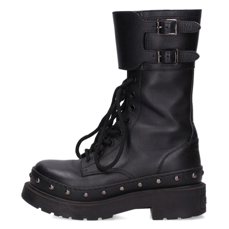 Dior Black Calfskin Boots Size 36.5