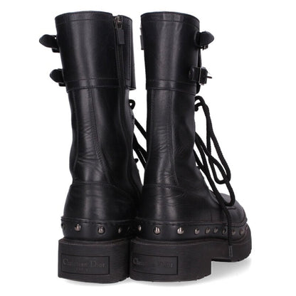 Dior Black Calfskin Boots Size 36.5