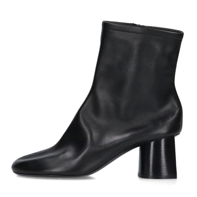 Balenciaga Black Leather Ankle Boots Size 37