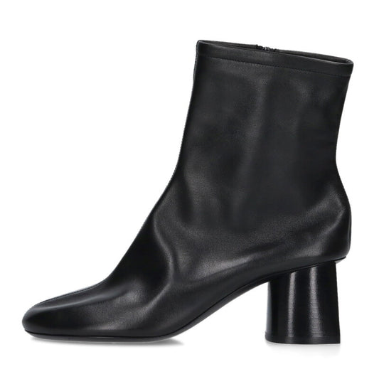 Balenciaga Black Leather Ankle Boots Size 37