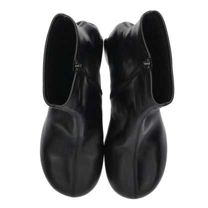 Balenciaga Black Leather Ankle Boots Size 37
