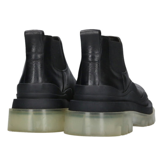 Bottega Veneta TIRE TIRE Low Cut Leather Black Clear Size 37