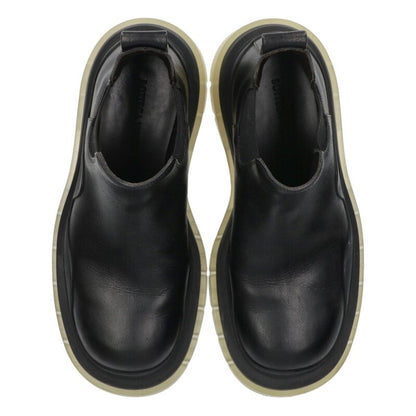 Bottega Veneta TIRE TIRE Low Cut Leather Black Clear Size 37