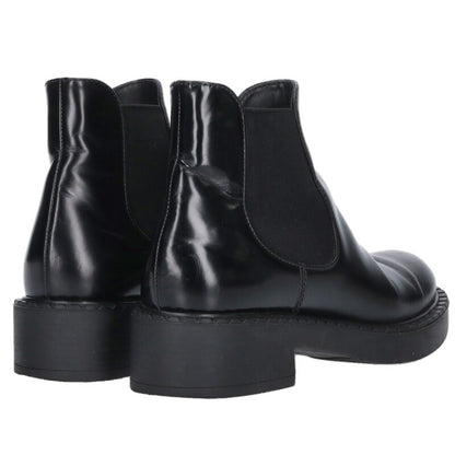 Prada Black Chocolate Side-Gore Chelsea Boots Size 36.5