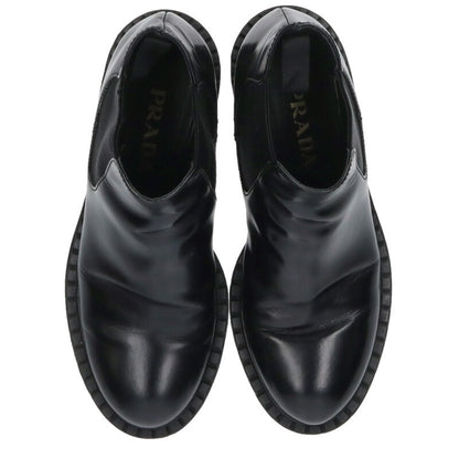 Prada Black Chocolate Side-Gore Chelsea Boots Size 36.5