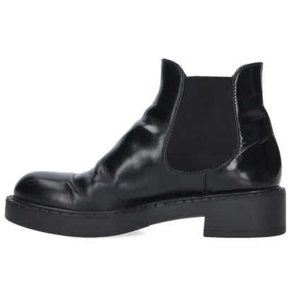 Prada Black Chocolate Side-Gore Chelsea Boots Size 36.5