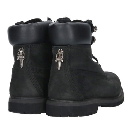 Chrome Hearts x Timberland Dagger Cross Black Silver Size 7M