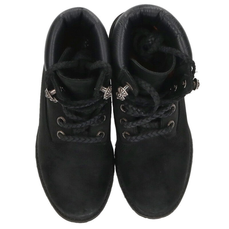 Chrome Hearts x Timberland Dagger Cross Black Silver Size 7M