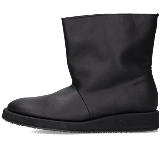 Yohji Yamamoto SOFT MATT BK HIGH-TOP Leather Boots Size 4