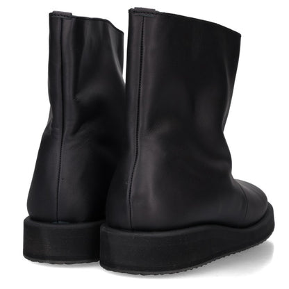 Yohji Yamamoto SOFT MATT BK HIGH-TOP Leather Boots Size 4