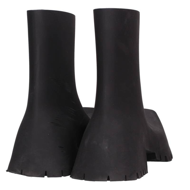 Balenciaga Trooper Rubber Boots Black Size 37