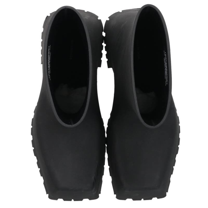 Balenciaga Trooper Rubber Boots Black Size 37