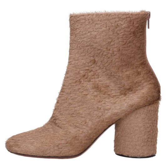 Maison Margiela Beige Fur Boots Size 37