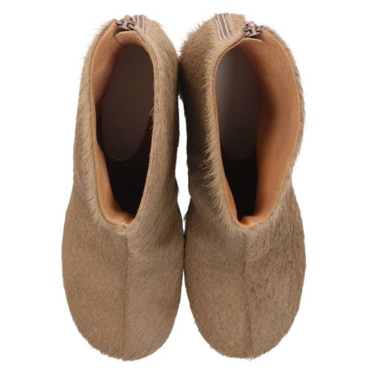 Maison Margiela Beige Fur Boots Size 37