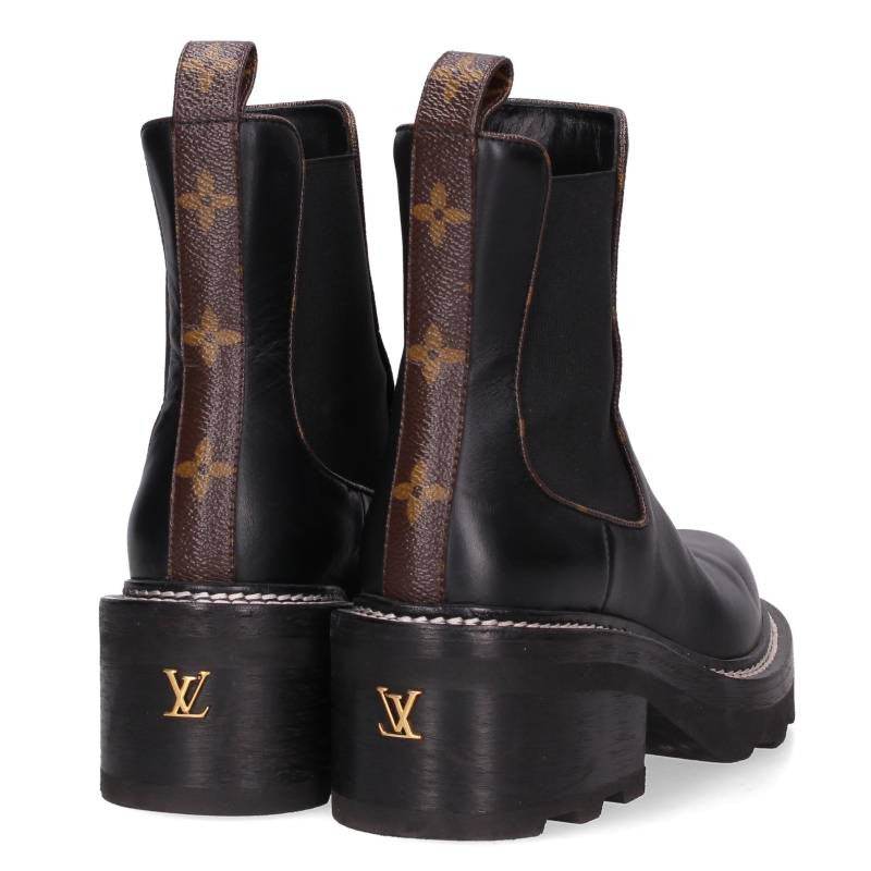 Louis Vuitton Bob-Or Line Monogram Boots & Brown Size 35.5
