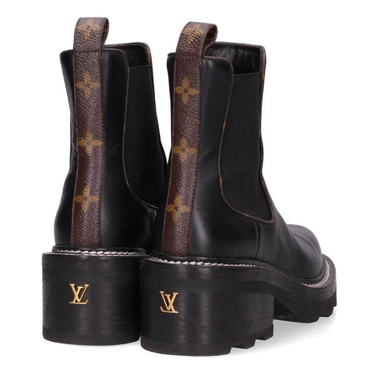 Louis Vuitton Bob-Or Line Monogram Boots & Brown Size 35.5