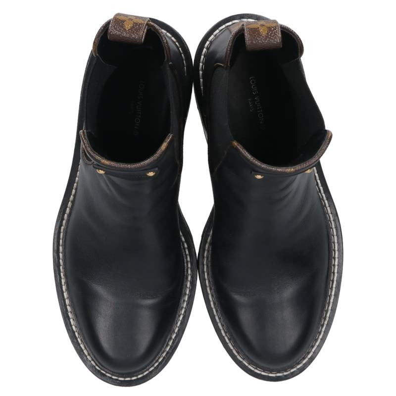 Louis Vuitton Bob-Or Line Monogram Boots & Brown Size 35.5