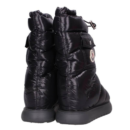 Moncler GAIA POCKET MID Logo Patch Boots Black Size 38