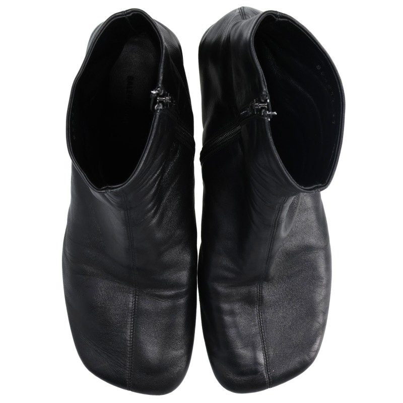 Balenciaga Black Zip-up Heel Boots Size 37