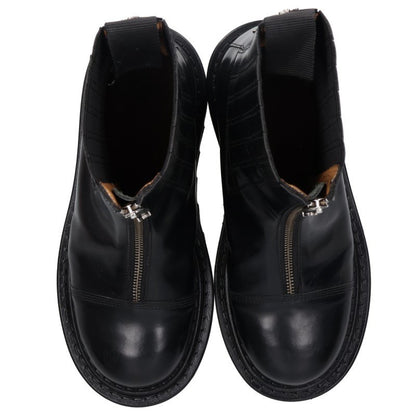 Toga Black Front Zip Side Gore Metal Boots Size 38