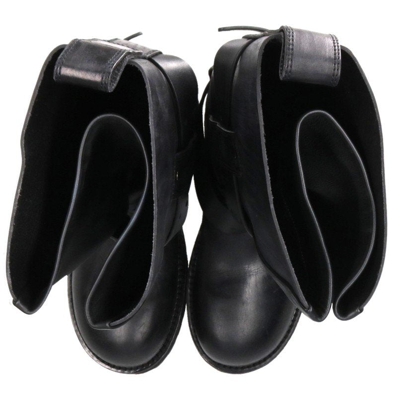 BALENCIAGA Venom Black High Boots Size 38
