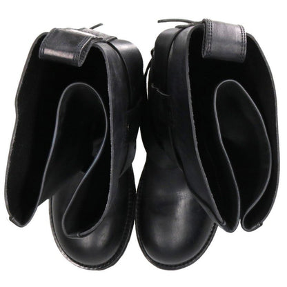 BALENCIAGA Venom Black High Boots Size 38